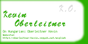 kevin oberleitner business card